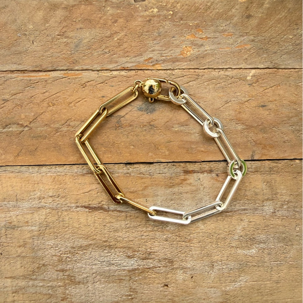 Andi Slim Two-Tone Bracelet - Picture 4 of 4